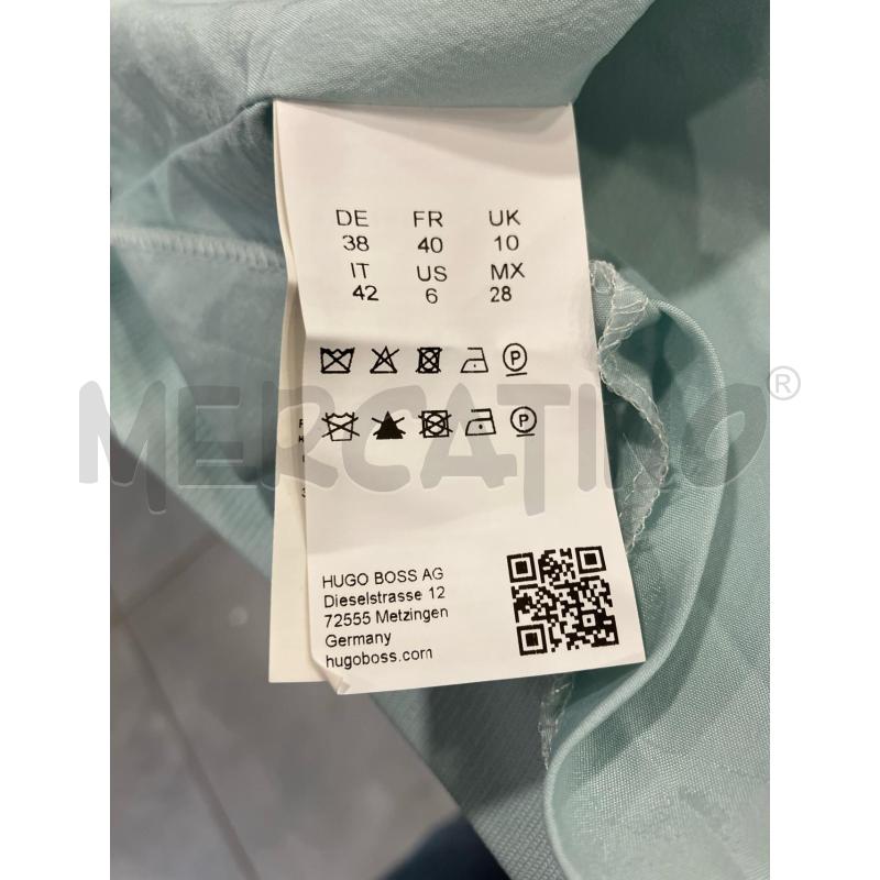 VESTITO D BOSS AZZURRO CHIARO  | Mercatino dell'Usato Roma eur 4