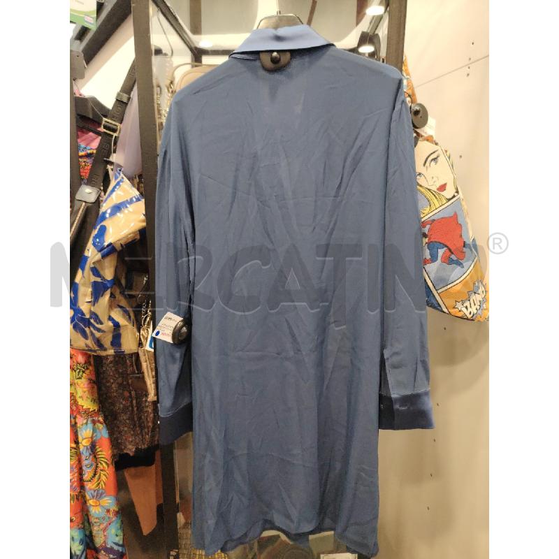 VESTITO D CARLA G BLU RASO BOTT COLLETTO | Mercatino dell'Usato Roma eur 3