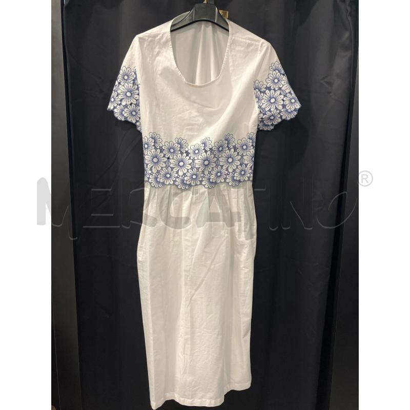 VESTITO D CATERINA D BIA FIORI CEL RICAMI | Mercatino dell'Usato Roma eur 1