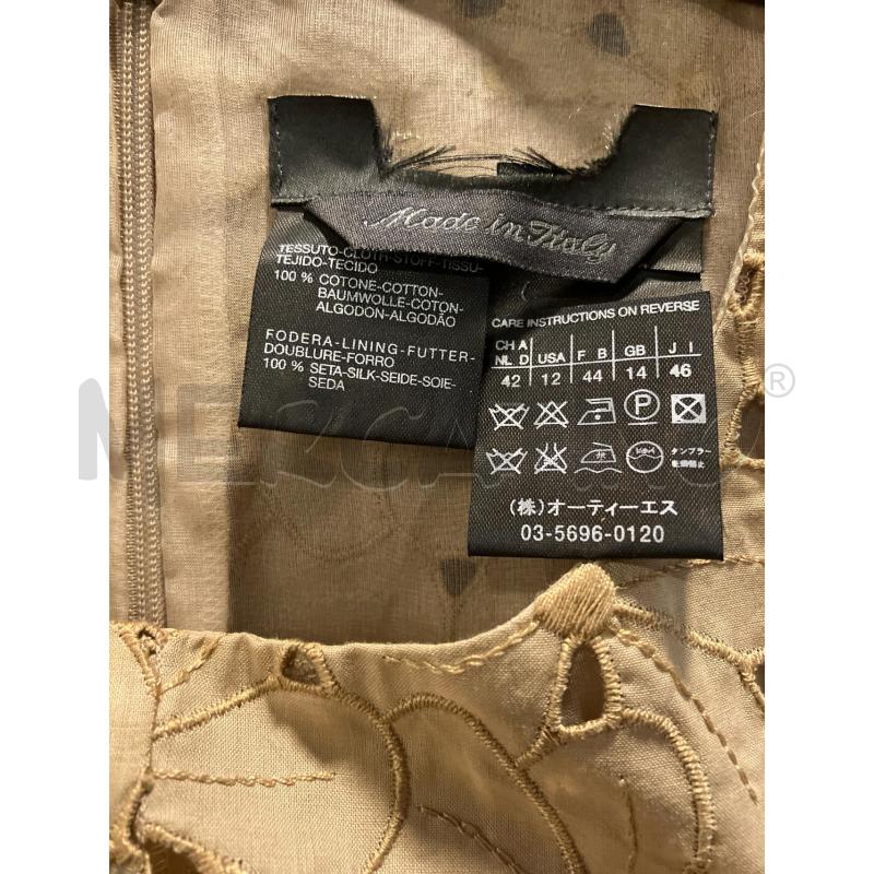VESTITO D DIFFUSIONE TESSILE MARR FIORI RICAMIO | Mercatino dell'Usato Roma eur 2