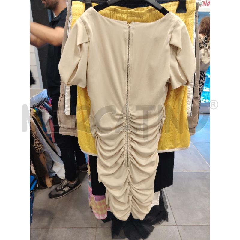 VESTITO D ELISABETTA FRANCHI PANNA ARRICC | Mercatino dell'Usato Roma eur 2