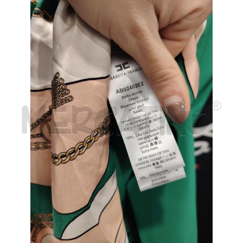 VESTITO D ELISABETTA FRANCHI VERDE BIA RS | Mercatino dell'Usato Roma eur 4