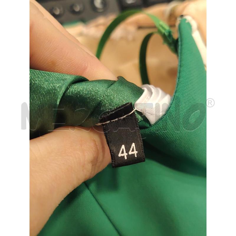 VESTITO D ELISABETTA FRANCHI VERDE BIA RS | Mercatino dell'Usato Roma eur 5