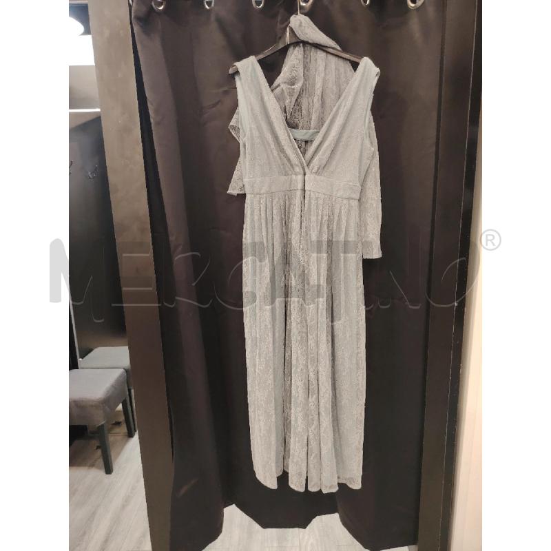VESTITO D EMME MARELLA CELESTE PIZZO + STOLA | Mercatino dell'Usato Roma eur 2