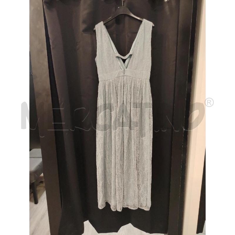 VESTITO D EMME MARELLA CELESTE PIZZO + STOLA | Mercatino dell'Usato Roma eur 3