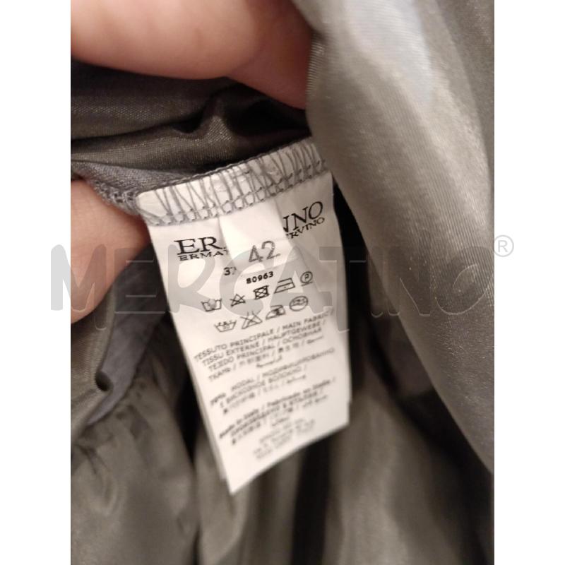 VESTITO D ERMANNO SCERVINO GRI SMANICATO FIOCCO | Mercatino dell'Usato Roma eur 3