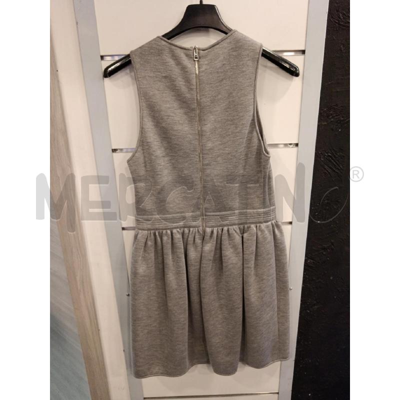 VESTITO D ERMANNO SCERVINO GRI SMANICATO FIOCCO | Mercatino dell'Usato Roma eur 4