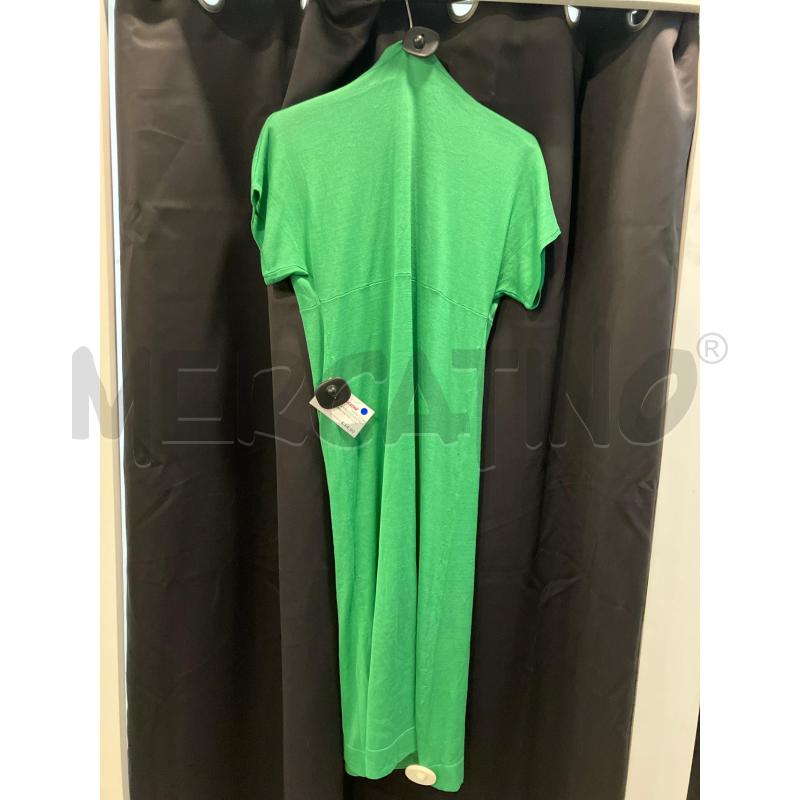 VESTITO D ESSENTIEL VERDE PIETRE SCOLLO  | Mercatino dell'Usato Roma eur 3