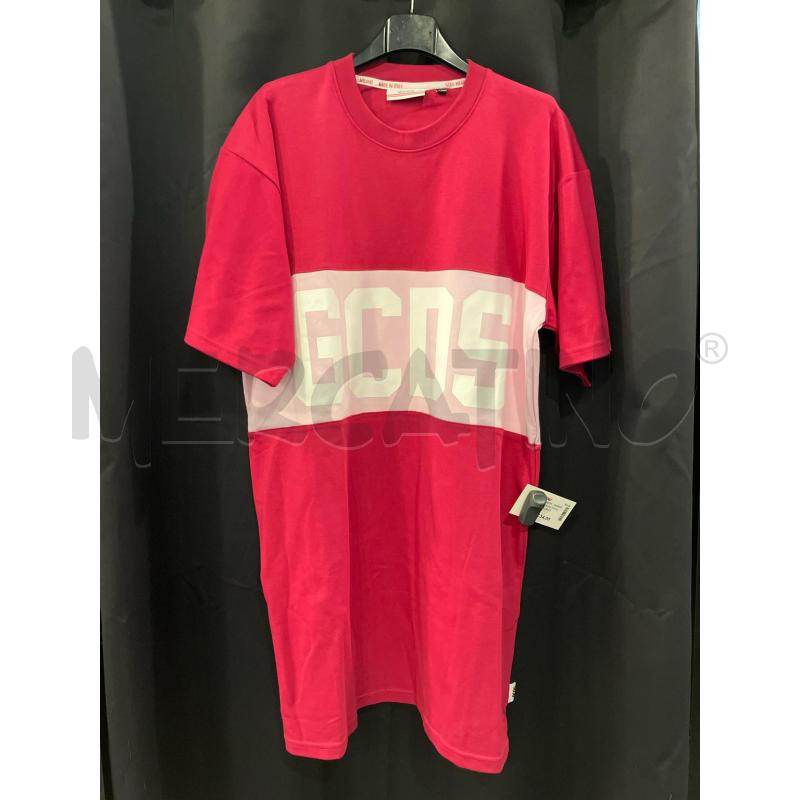 VESTITO D GCDS FUCIA FASCIA RS SCRITTA BIA | Mercatino dell'Usato Roma eur 1
