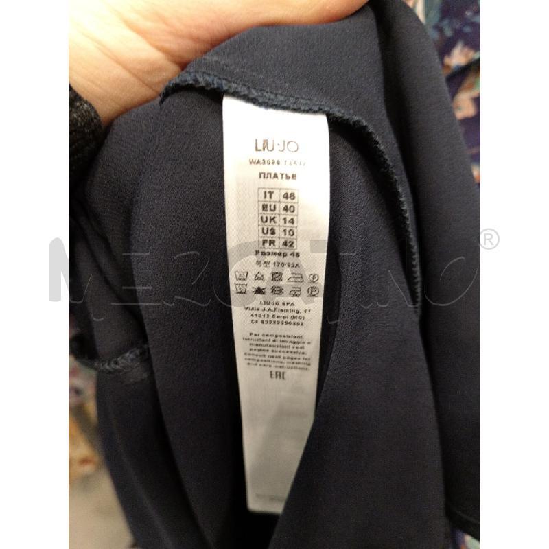 VESTITO D LIU JO BLU PAISLEY ROUGE  | Mercatino dell'Usato Roma eur 2