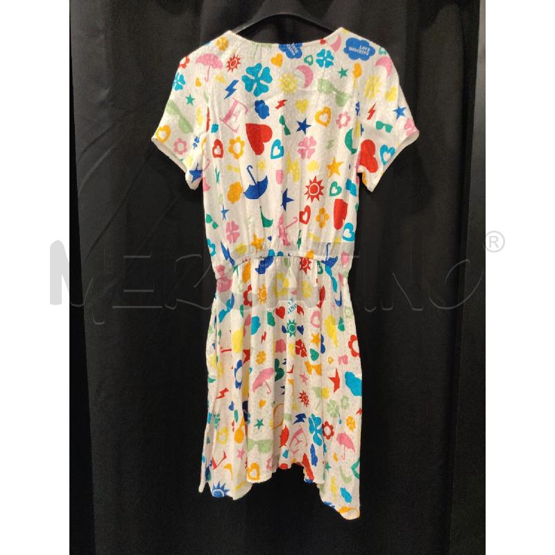 VESTITO D LOVE MOSCHINO BIA CUORI FIORI OMBRELLI COLOR | Mercatino dell'Usato Roma eur 3