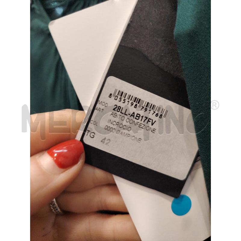 VESTITO D LUCKYLU VERDE CARTEL | Mercatino dell'Usato Roma eur 2