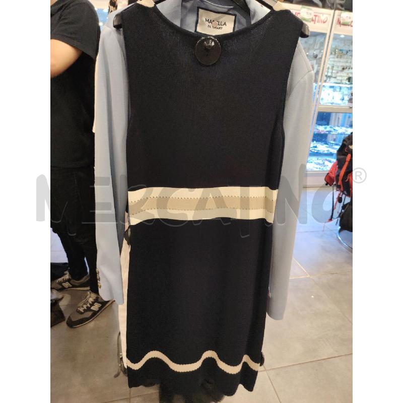 VESTITO D LUISA SPAGNOLI BLU FASCIA BE BIA | Mercatino dell'Usato Roma eur 3