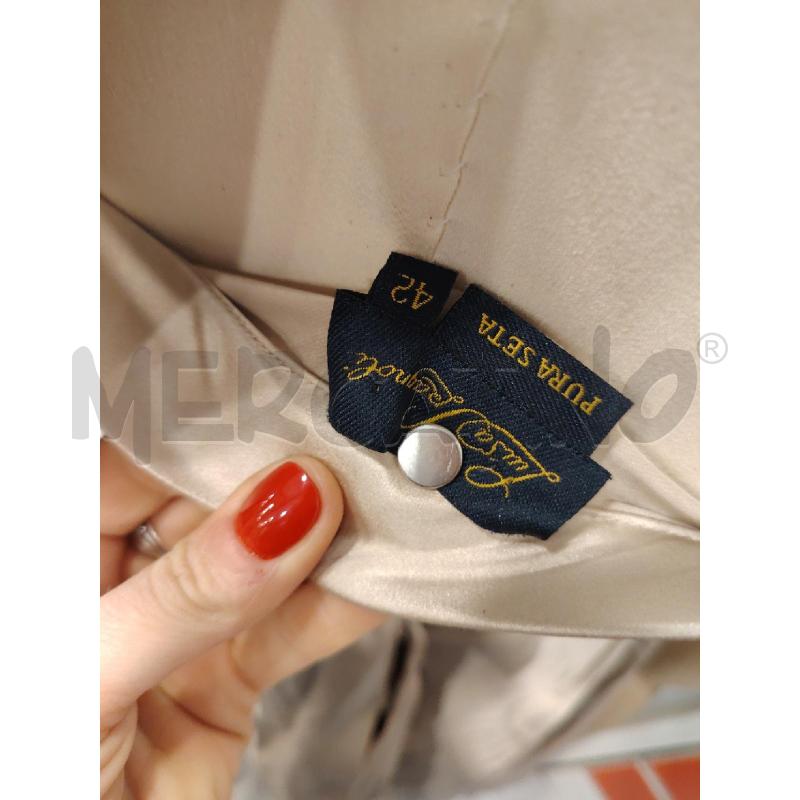 VESTITO D LUISA SPAGNOLI SETA BI  | Mercatino dell'Usato Roma eur 4