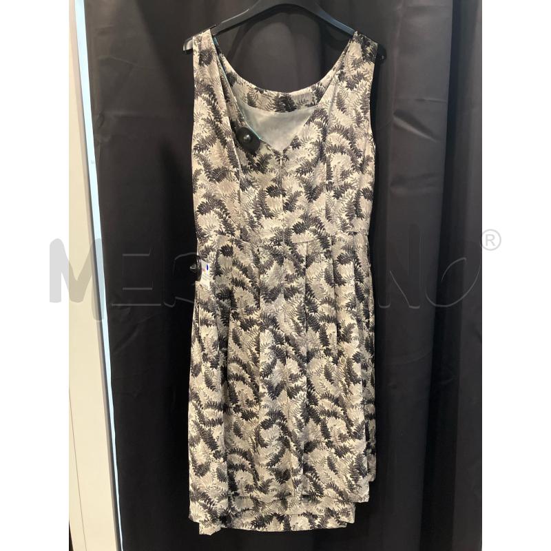 VESTITO D MARELLA FANT FOGLIE GRI SETA | Mercatino dell'Usato Roma eur 3