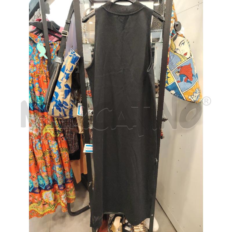 VESTITO D MASSIMO DUTTI NERO SMANICATO LUNGO  | Mercatino dell'Usato Roma eur 3