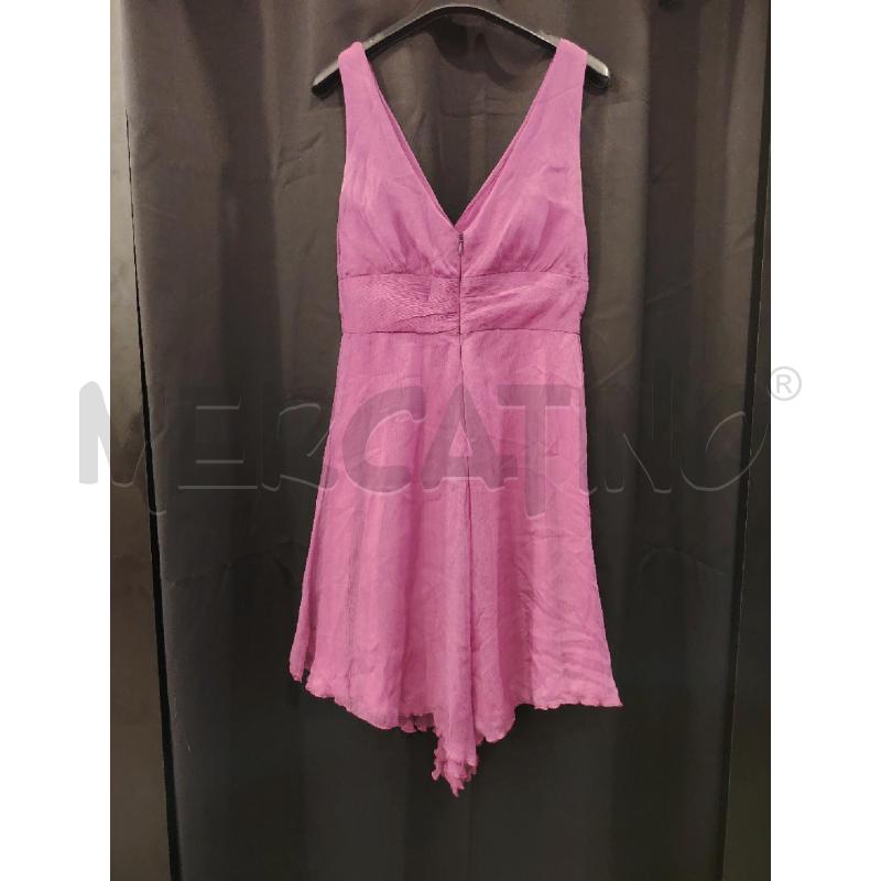 VESTITO D MAXMARA FUCSIA SCOLLO V | Mercatino dell'Usato Roma eur 3