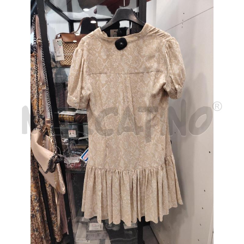 VESTITO D MICHAEL KORS BEIGE PITON | Mercatino dell'Usato Roma eur 3