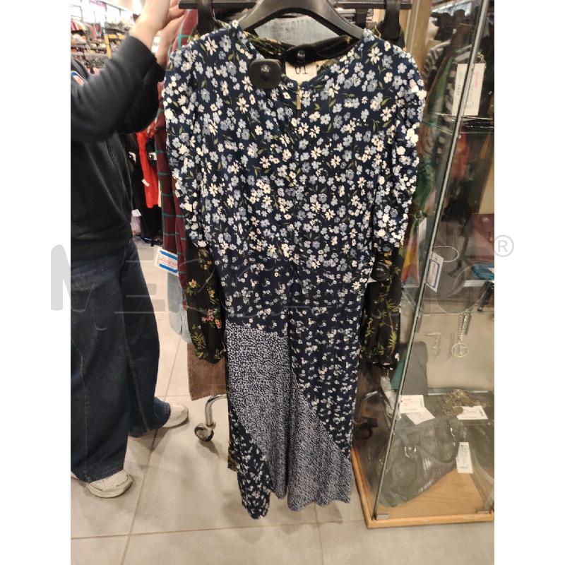 VESTITO D MICHALE KORS BLU FIORI BIA AZZ RILIEVO | Mercatino dell'Usato Roma eur 3