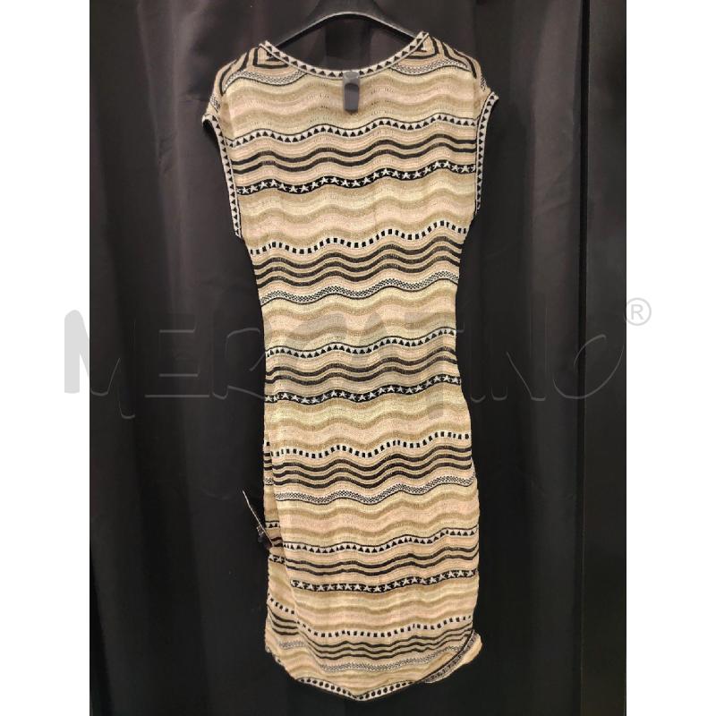VESTITO D MISSONI ZIGZAG BEIGE+SOTTOVESTE | Mercatino dell'Usato Roma eur 3
