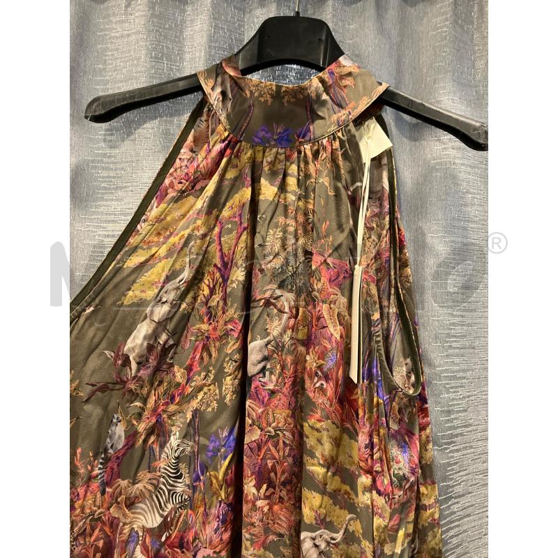 VESTITO D MOMONI VERDE FANT SAVANA CARTEL | Mercatino dell'Usato Roma eur 2
