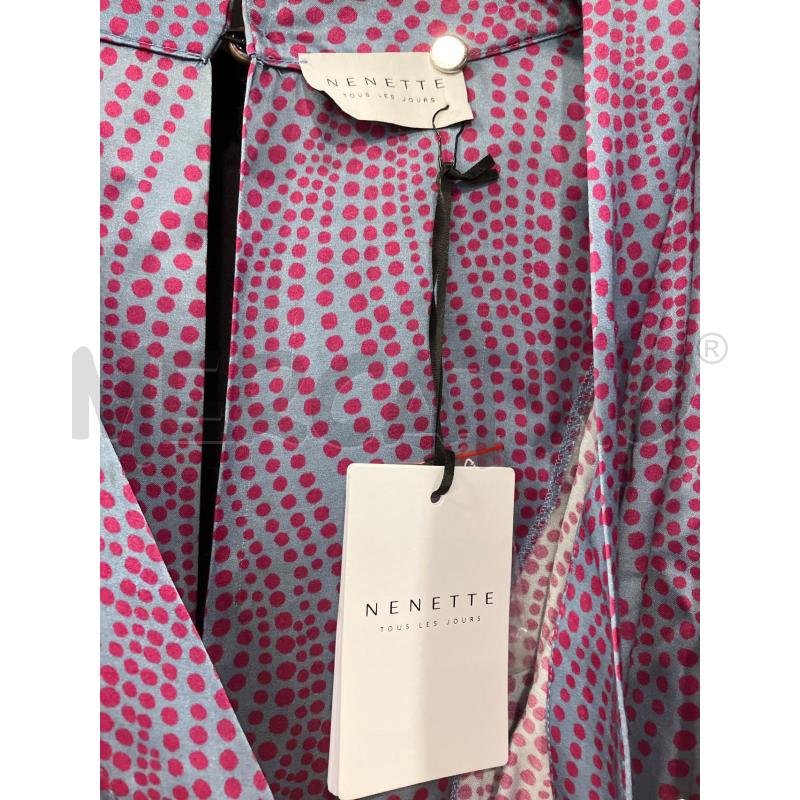 VESTITO D NENETTE BL POIS FUCSIA CARTEL | Mercatino dell'Usato Roma eur 2