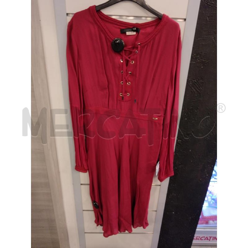 VESTITO D NENETTE FRAGOLA LACCI SCOLLO  | Mercatino dell'Usato Roma eur 1
