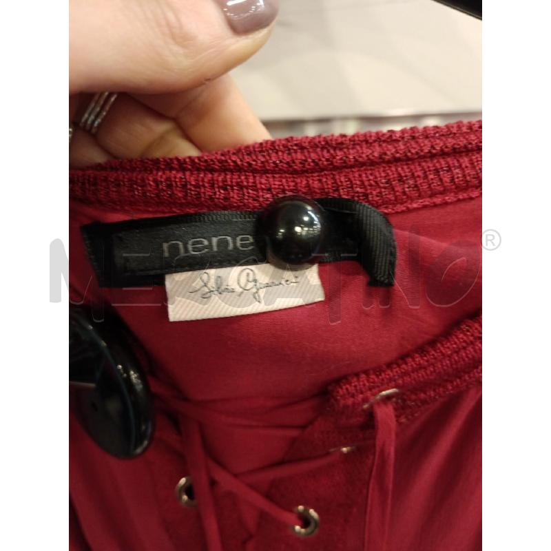 VESTITO D NENETTE FRAGOLA LACCI SCOLLO  | Mercatino dell'Usato Roma eur 2