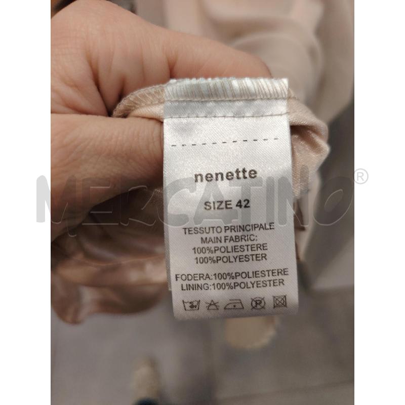 VESTITO D NENETTE RS CHIARO SOTTOVESTE INS MACUL RSS | Mercatino dell'Usato Roma eur 2