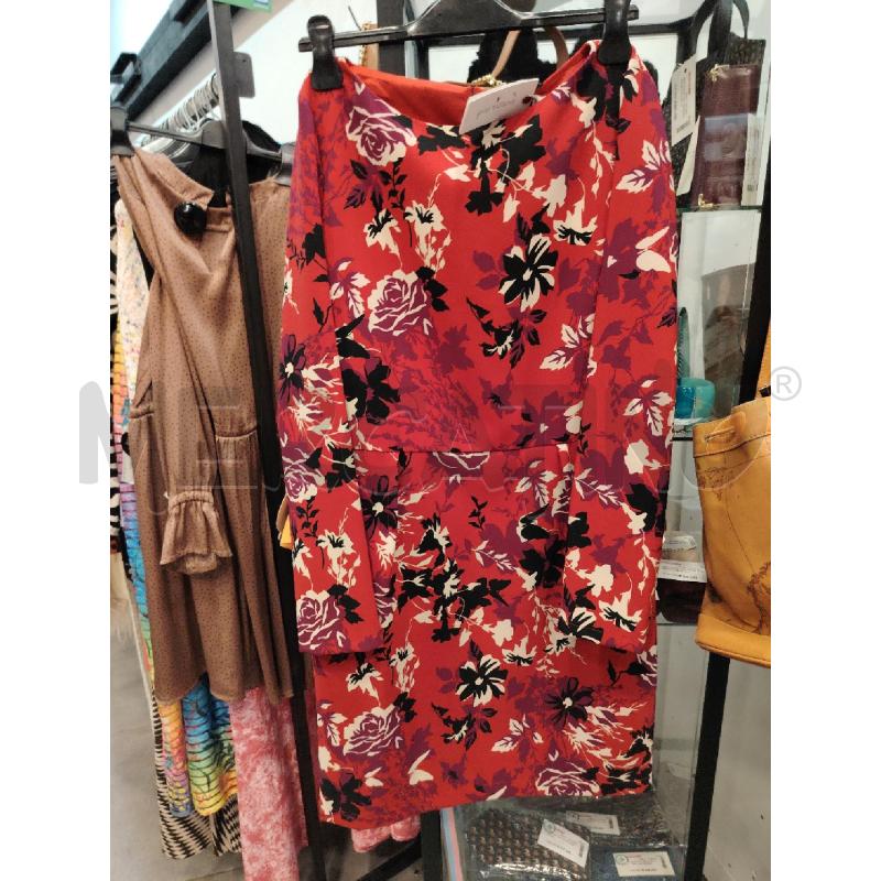 VESTITO D PATRIZIA PEPE ROSSO FIORI | Mercatino dell'Usato Roma eur 1