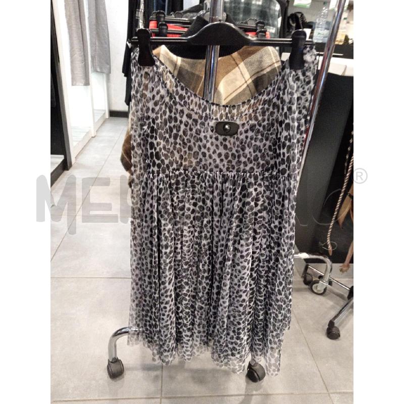 VESTITO D PHILOSOPHY LEOPARDATO TULLE | Mercatino dell'Usato Roma eur 2
