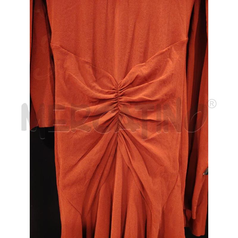 VESTITO D PHILOSOPHY ROSSO LUNGO | Mercatino dell'Usato Roma eur 2