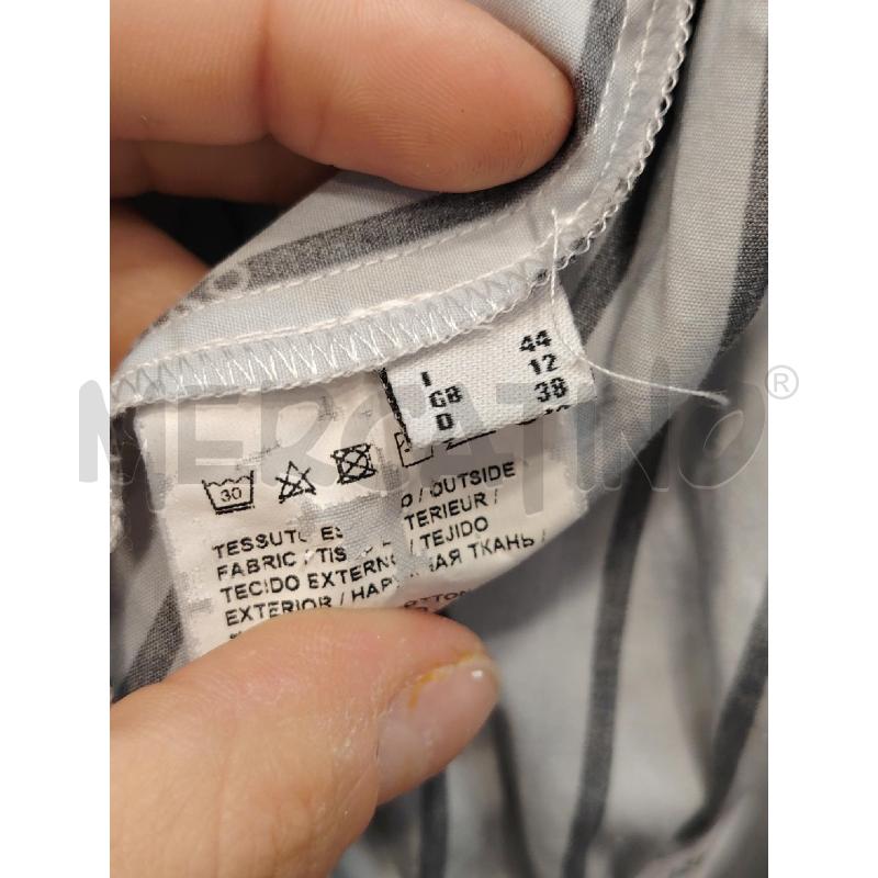 VESTITO D PINKO AZZ RIGHE NE SCRITTE  | Mercatino dell'Usato Roma eur 2