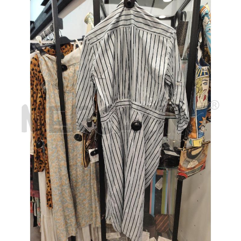 VESTITO D PINKO AZZ RIGHE NE SCRITTE  | Mercatino dell'Usato Roma eur 3
