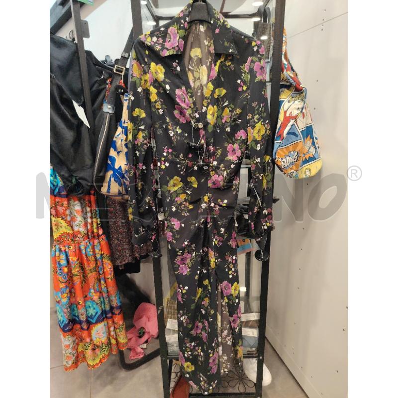 VESTITO D PINKO NE FIORI VIO GIA MANICA LUNGA | Mercatino dell'Usato Roma eur 1