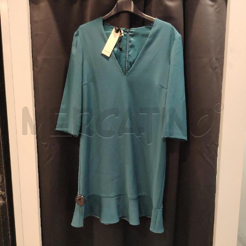 VESTITO D PINKO PETROLIO CARTELL | Mercatino dell'Usato Roma eur 1