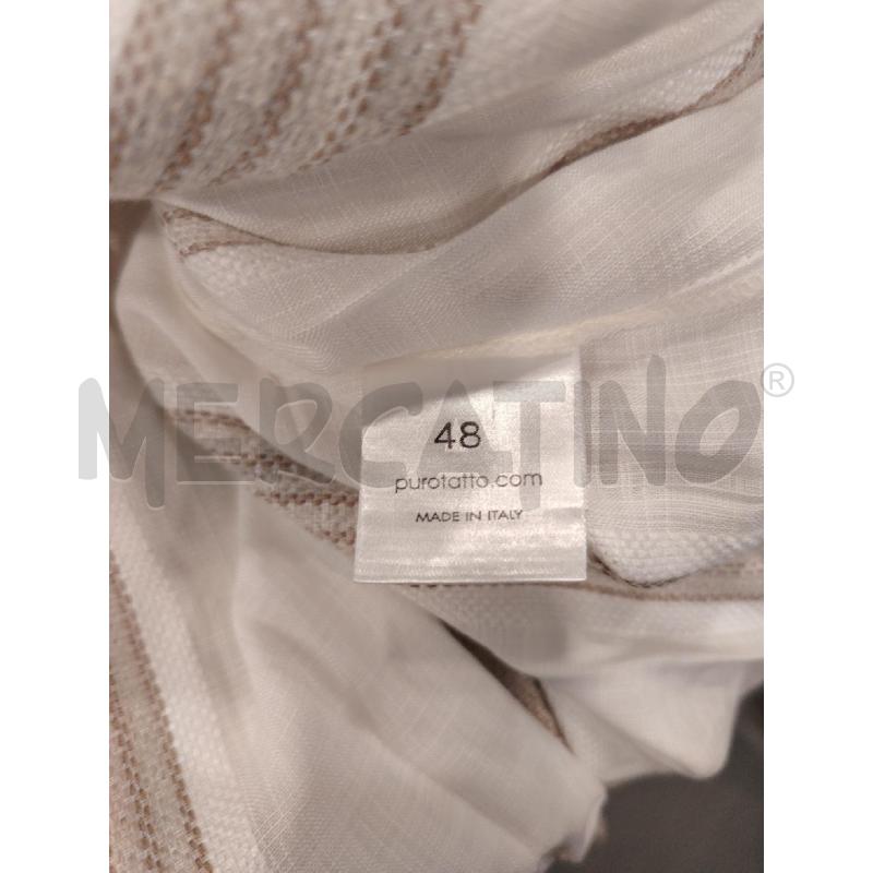 VESTITO D PUROTATTO BIA RIGHE BEI  | Mercatino dell'Usato Roma eur 3