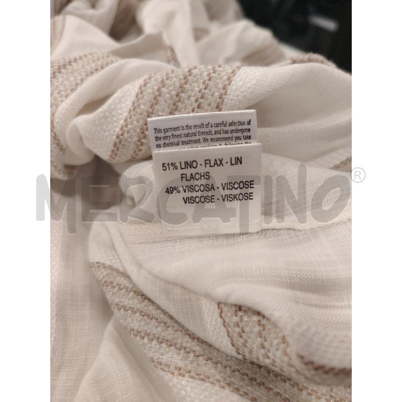 VESTITO D PUROTATTO BIA RIGHE BEI  | Mercatino dell'Usato Roma eur 4