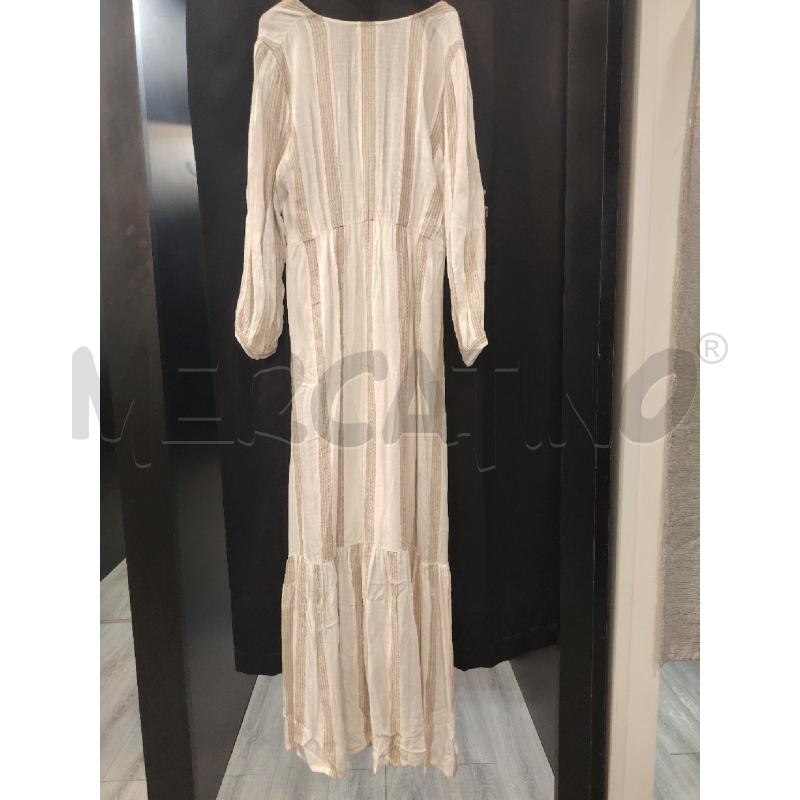 VESTITO D PUROTATTO BIA RIGHE BEI  | Mercatino dell'Usato Roma eur 5