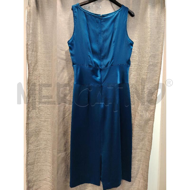 VESTITO D RENE LEZARD BLU SETA  | Mercatino dell'Usato Roma eur 3
