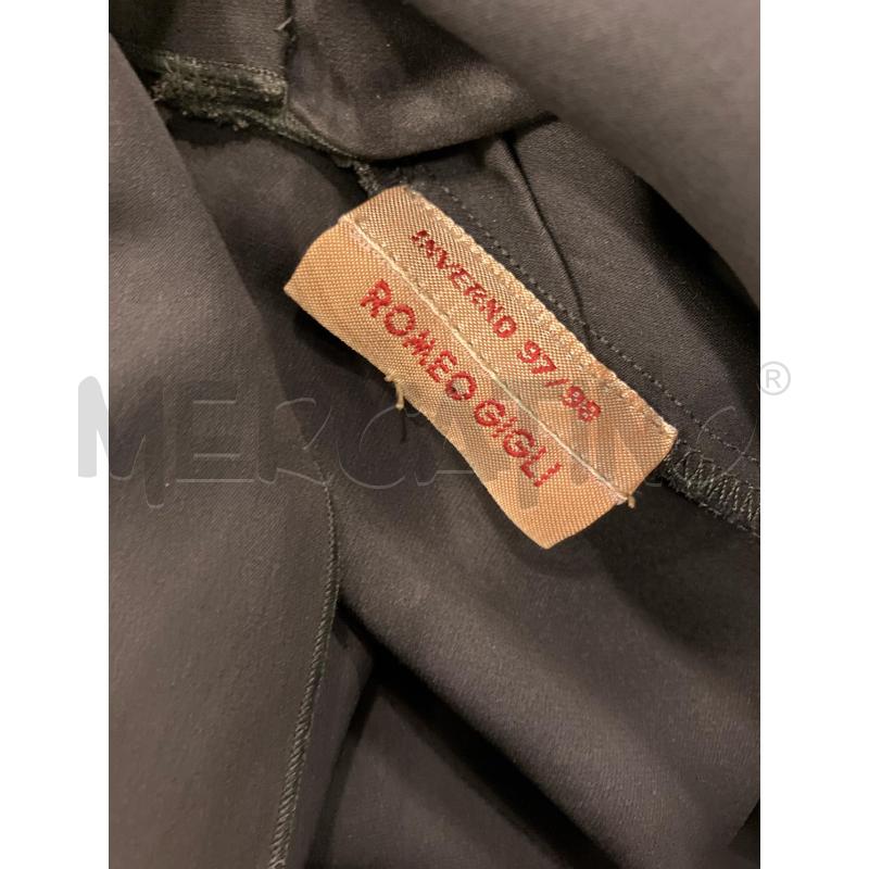 VESTITO D ROMEO GIGLI NERO LUNGO | Mercatino dell'Usato Roma eur 4