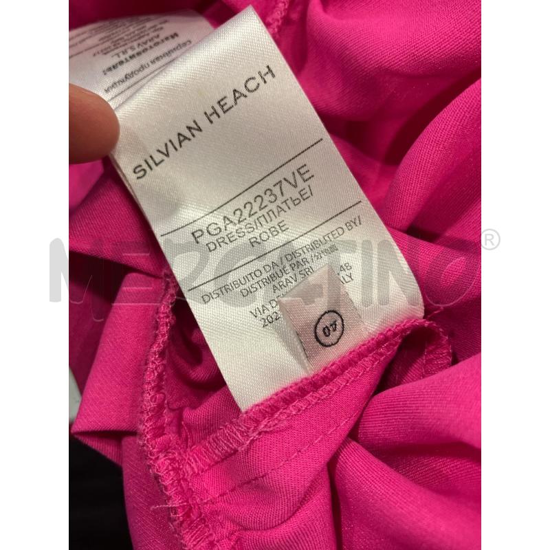 VESTITO D SILVIAN HEACH FUCSIA ETICHETTA  | Mercatino dell'Usato Roma eur 4
