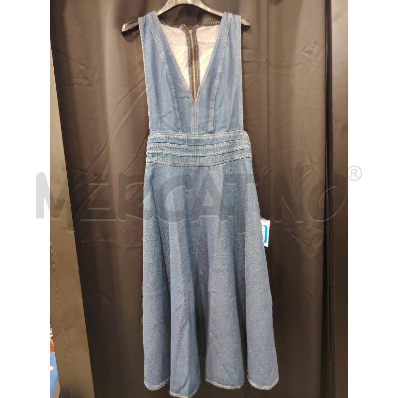 VESTITO D SISLEY DENIM SMANICATO  | Mercatino dell'Usato Roma eur 1