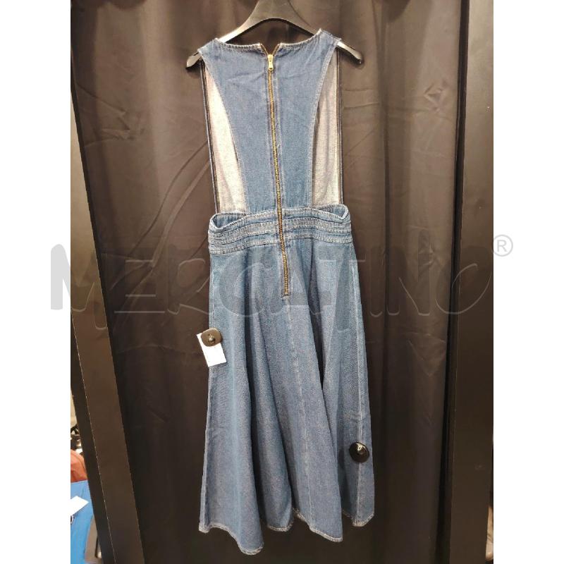 VESTITO D SISLEY DENIM SMANICATO  | Mercatino dell'Usato Roma eur 3