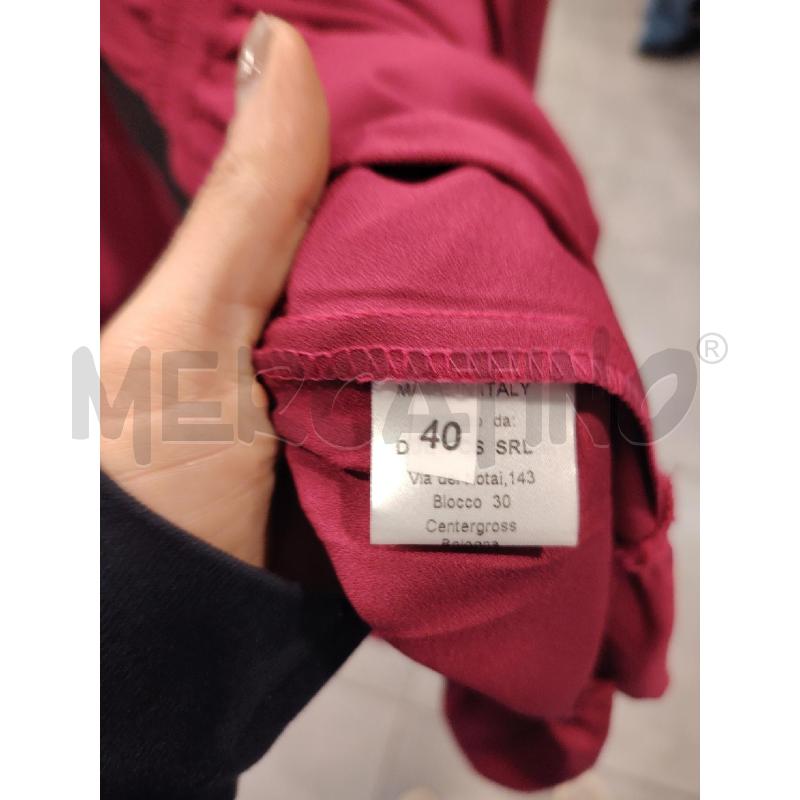 VESTITO D SOALLURE VIOLA SCOLLO CARTELLINO | Mercatino dell'Usato Roma eur 2