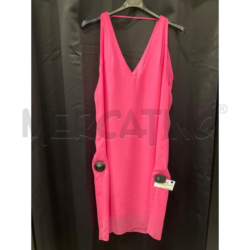 VESTITO D SPACE FUCSIA SPALLINA | Mercatino dell'Usato Roma eur 1