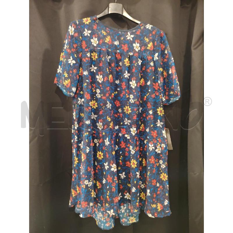 VESTITO D TOMMY JEANS BLU TRASP FIORI RSS GIA | Mercatino dell'Usato Roma eur 1