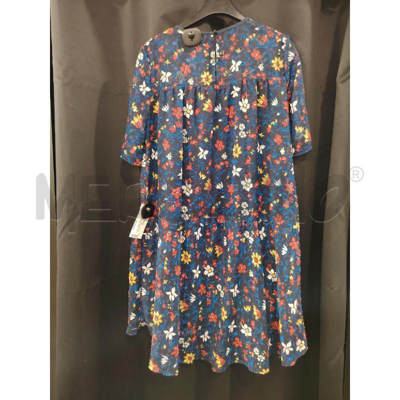 VESTITO D TOMMY JEANS BLU TRASP FIORI RSS GIA | Mercatino dell'Usato Roma eur 3