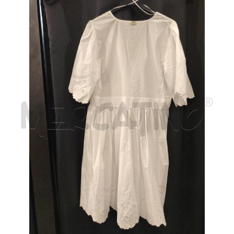 VESTITO D TWINSET BIA PIZZO FONDO COTONE | Mercatino dell'Usato Roma eur 3