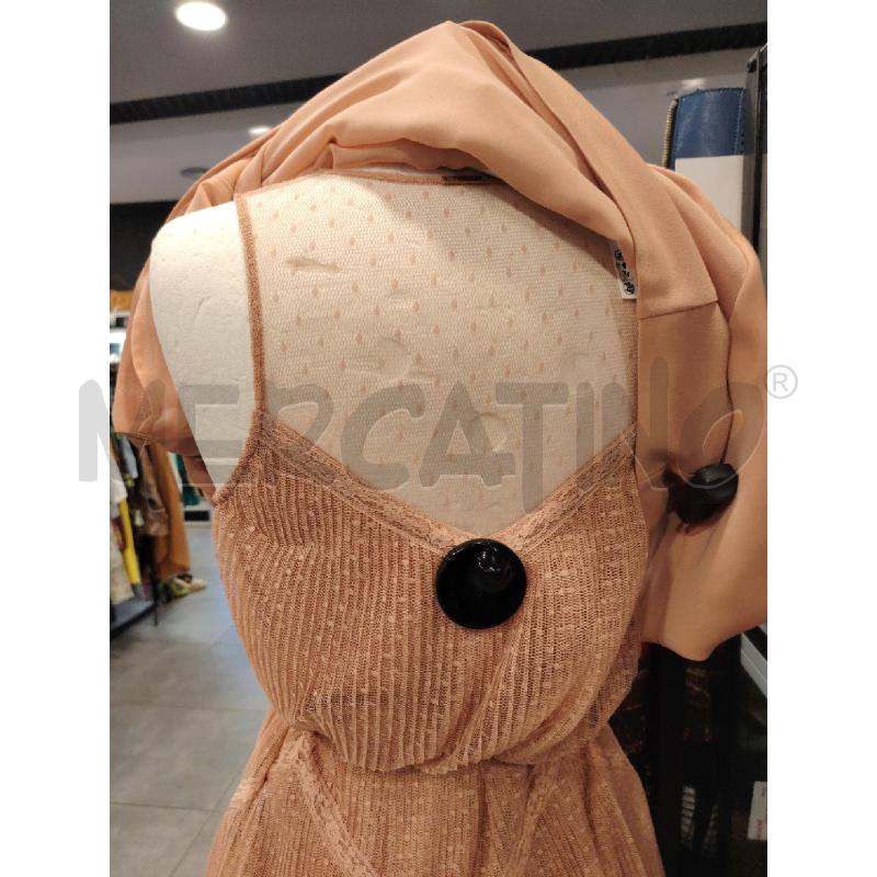 VESTITO D TWINSET LUNGO ROSA PLISSE+COPRISPALLA CARTEL | Mercatino dell'Usato Roma eur 5